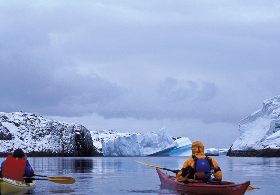 Kayaking at the end of the world