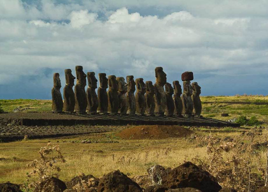 Tongariki Ahu - Restored after 1960 Earthquake
