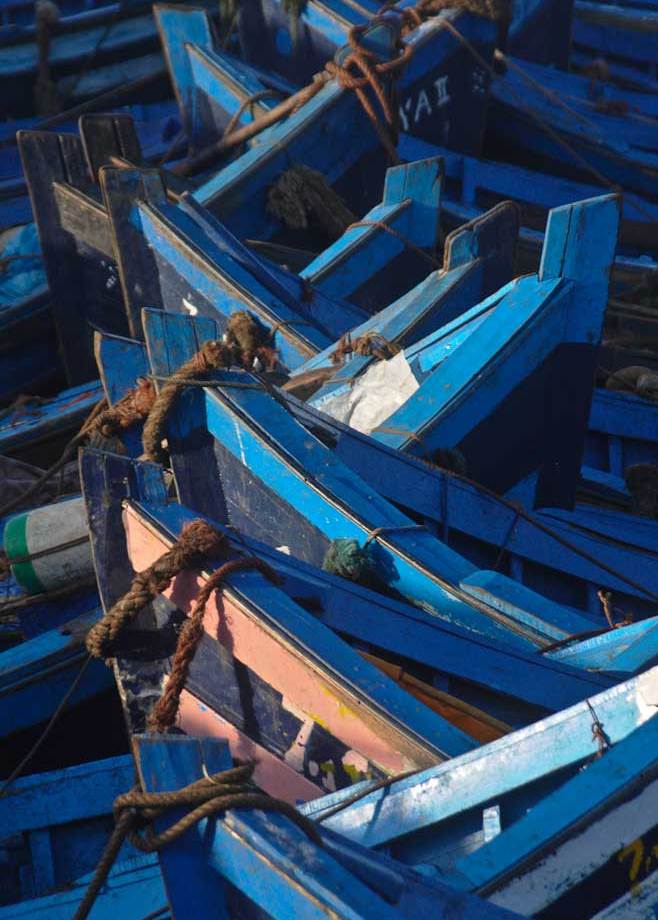 Boats in Essaouira