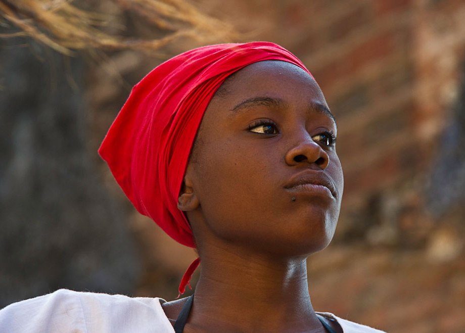 Santaria dancer, Trinidad