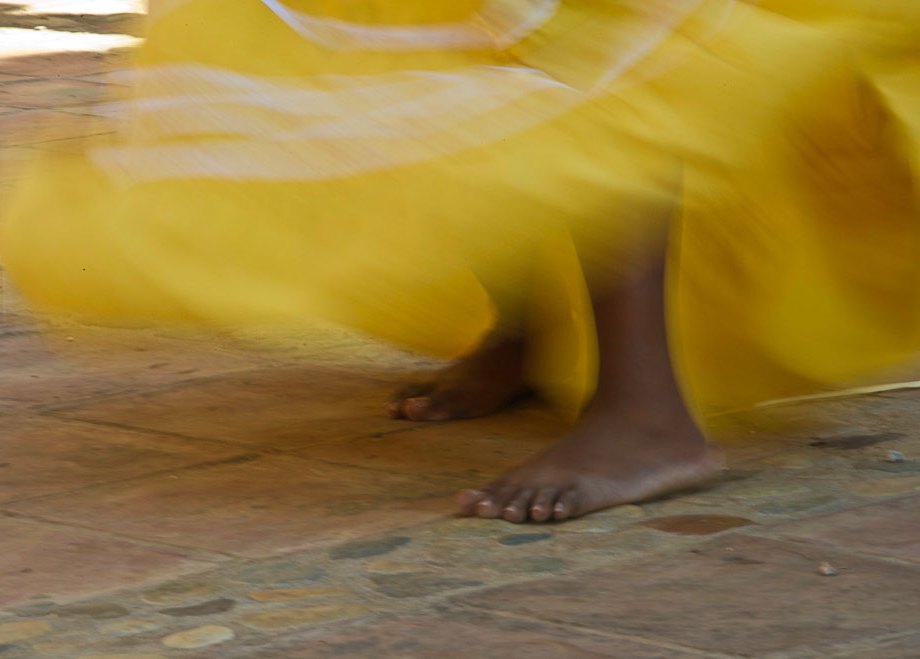 Santaria dancer, Trinidad