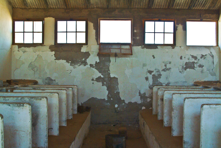 Diamond mine workers quarters ,circa 1900