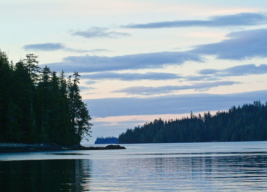 Sundown in Gwaii Hannas National Park Reserve