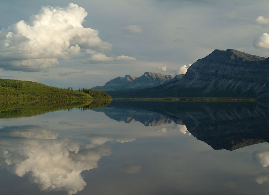 Near sundown at Little Doctor Lake, NWT