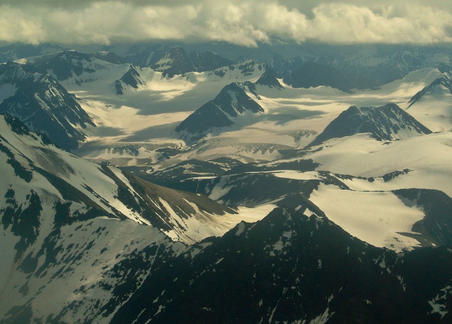 Over the Mackenzie Range,NWT