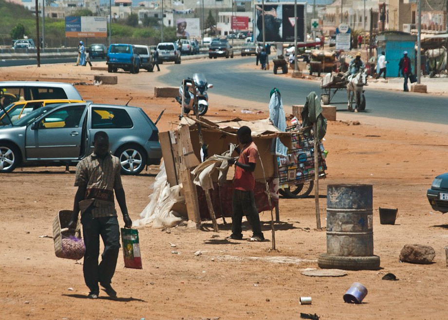 A street in Dakar